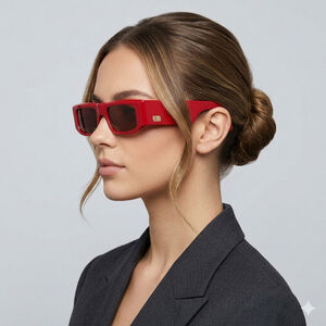 Valentino VG0005S Sunglasses 3 Red